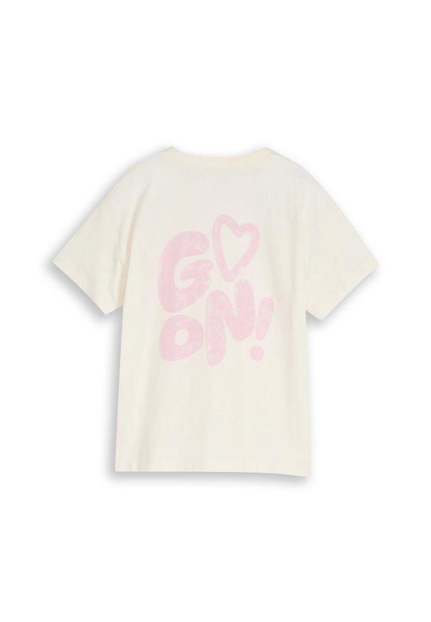 bonprix - Koszulka oversize marki Tom Tailor. Okazja: na co dzień. Kolor: biały. Styl: casual