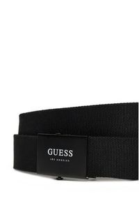 Guess Pasek Męski BMSPAM P5135 Czarny. Kolor: czarny. Materiał: materiał