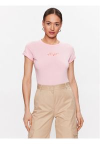 Hugo T-Shirt 50486327 Różowy Slim Fit. Kolor: różowy #1