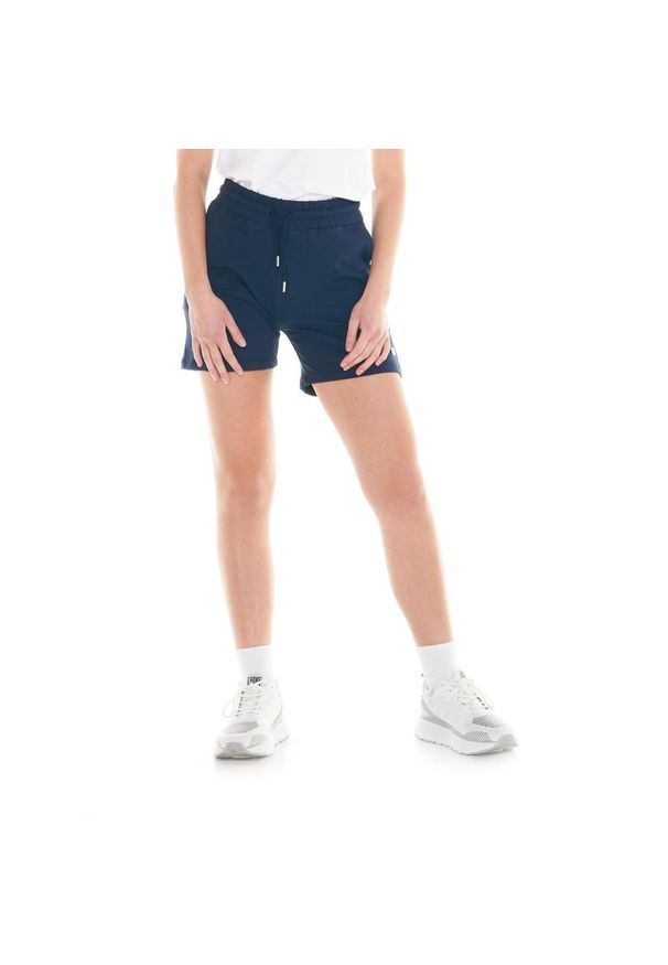 LEONE 1947 APPAREL - Podstawowe spodenki damskie. Kolor: niebieski. Materiał: tkanina. Sport: fitness