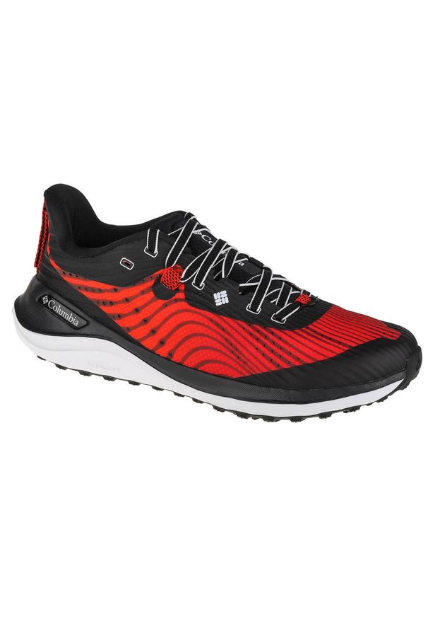columbia - Buty do biegania męskie Columbia Escape Ascent. Kolor: czerwony. Materiał: materiał, syntetyk, tkanina