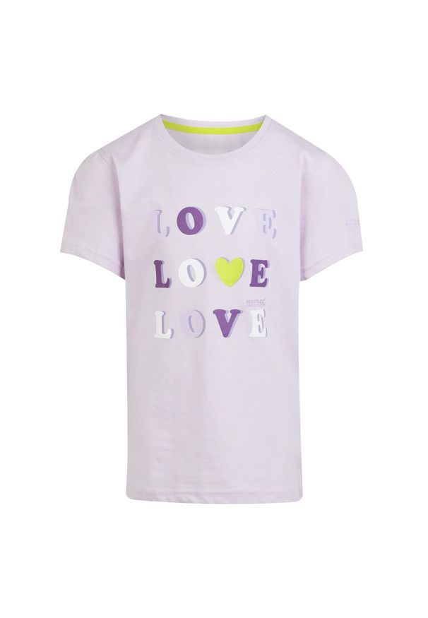 Regatta - T-shirt Dziecięca Serce Bosley VII. Kolor: wielokolorowy, różowy, fioletowy