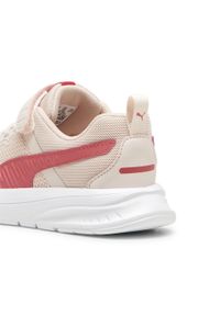 Puma - Dziecięce sneakersy z alternatywnym zapięciem Evolve Run Mesh PUMA. Kolor: wielokolorowy, czerwony, biały, różowy. Materiał: mesh. Sport: bieganie