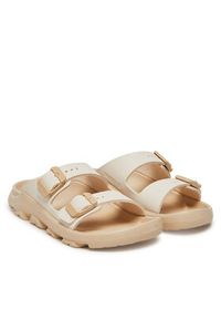 Birkenstock Klapki Mogami Terra Stealth 2-Strap 1029631 Écru. Materiał: skóra