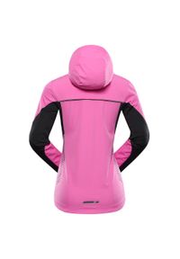 ALPINE PRO - Kurtka damska sportowa Alpine Pro Keraka softshellowa. Kolor: różowy. Materiał: softshell. Sport: turystyka piesza