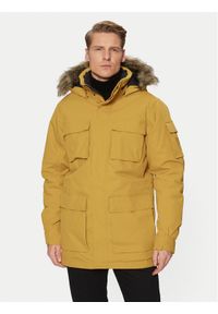 Jack Wolfskin Parka Glacier Canyon 1107674 Żółty Regular Fit. Kolor: żółty. Materiał: syntetyk