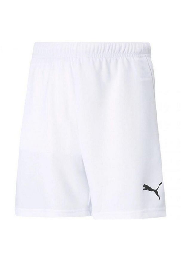Puma - Spodenki TeamRISE Dla Dzieci. Kolor: biały. Styl: sportowy. Sport: turystyka piesza
