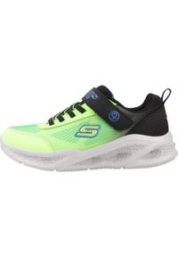 skechers - Buty SKECHERS METEOR-LIGH Czarny. Okazja: na co dzień. Kolor: czarny. Materiał: syntetyk, tkanina. Model: Skechers Sport. Sport: turystyka piesza #2