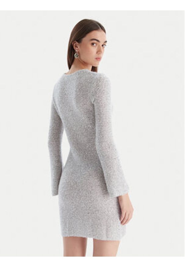 Marella Sukienka dzianinowa Arles 2523326042 Écru Slim Fit. Materiał: syntetyk