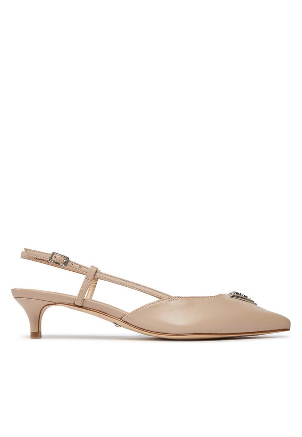 Czółenka Guess. Kolor: beżowy