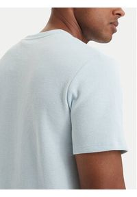 BOSS T-Shirt Waffle 50535891 Niebieski jasny Regular Fit. Kolor: niebieski. Materiał: bawełna #5
