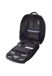 Plecak na laptopa TRACER Metropolitan 15.6 cali Czarny. Kolor: czarny. Materiał: materiał. Wzór: paski #3