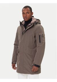 Geox Parka Velletri M5628F T3285 F1432 Brązowy Regular Fit. Kolor: brązowy. Materiał: syntetyk #4