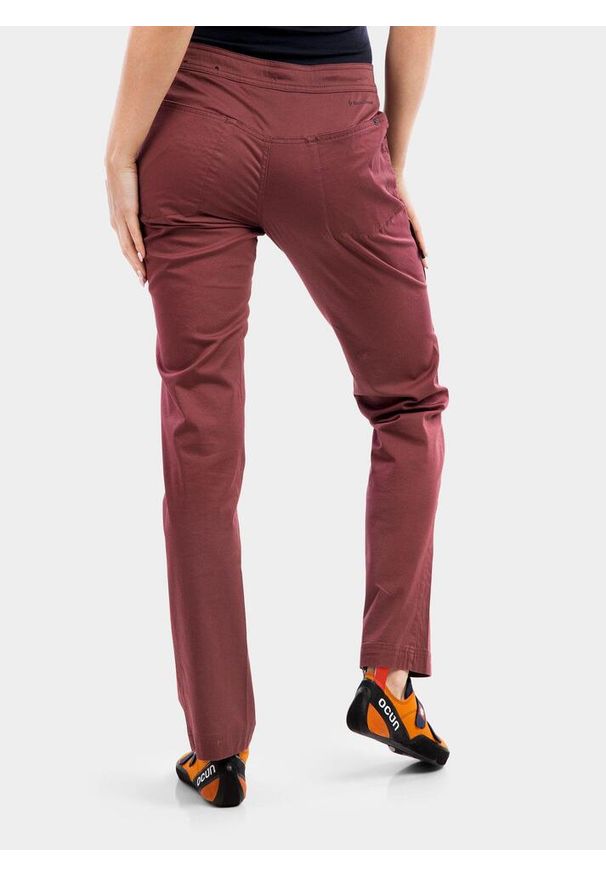 Spodnie wspinaczkowe damskie Black Diamond Credo Pants. Kolor: czerwony