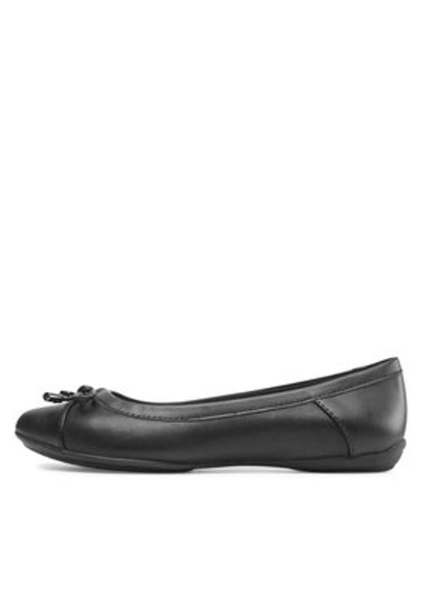Geox Baleriny D Charlene C D16Y7C 08554 C9999 Czarny. Kolor: czarny. Materiał: skóra