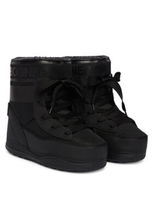 Bogner Śniegowce La Plagne 21 32547044 Czarny. Kolor: czarny. Materiał: skóra