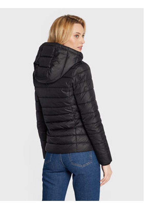 Tommy Jeans Kurtka przejściowa Basic DW0DW13741 Czarny Regular Fit. Kolor: czarny. Materiał: syntetyk