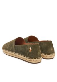 Polo Ralph Lauren Espadryle Cevio 803961282002 Khaki. Kolor: brązowy. Materiał: zamsz, skóra #4