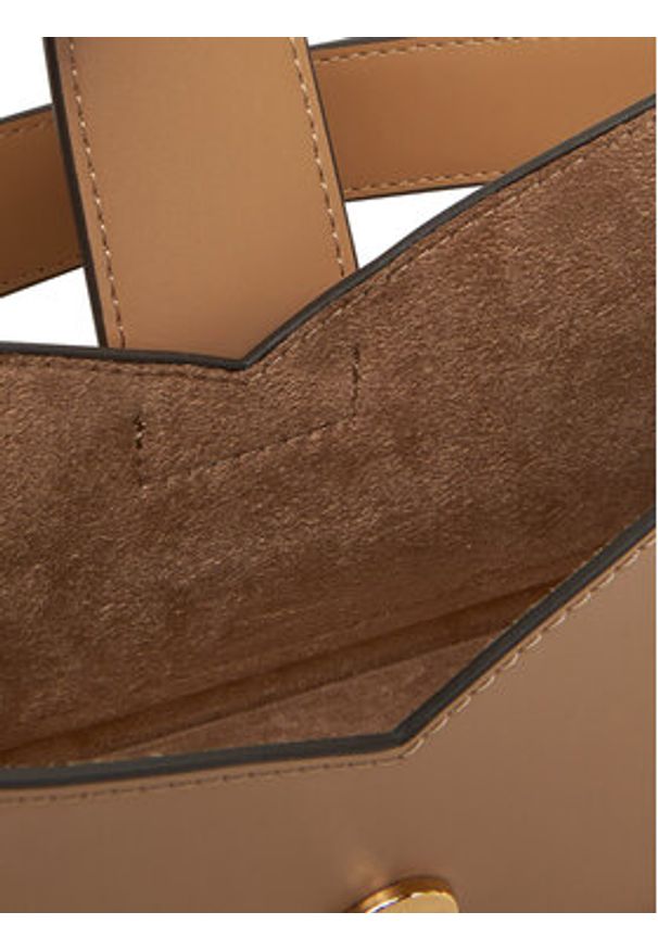 Elisabetta Franchi Torebka BS-18A-51E2-V350 Brązowy. Kolor: brązowy. Materiał: skórzane