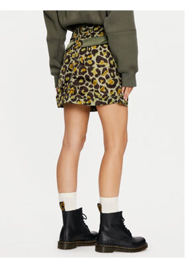 Alpha Industries Spódnica mini 148066C Zielony Regular Fit. Kolor: zielony. Materiał: syntetyk