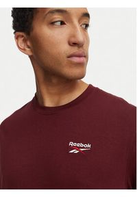 Reebok T-Shirt Aurek RK25743CCM Bordowy Regular Fit. Kolor: czerwony. Materiał: bawełna #2