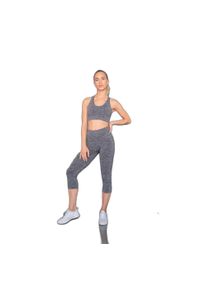 TOMBO - Bezszwowy biustonosz dla kobiet Tombo. Kolor: szary. Sport: fitness #2