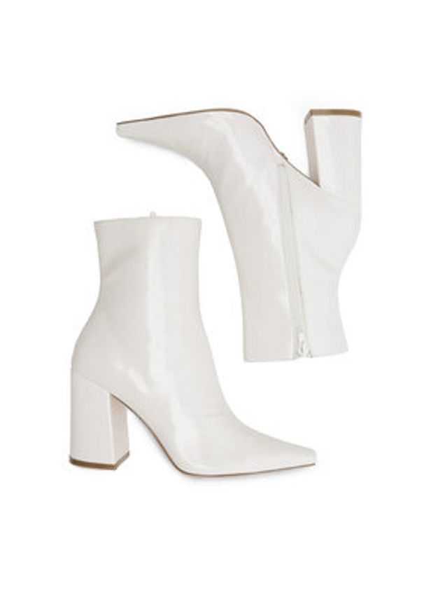 Nine West Botki SAAMEN SJ1453-1 Biały. Kolor: biały. Materiał: syntetyk