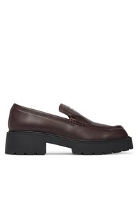 Calvin Klein Loafersy HW0HW03044 Bordowy. Kolor: czerwony. Materiał: skóra #1