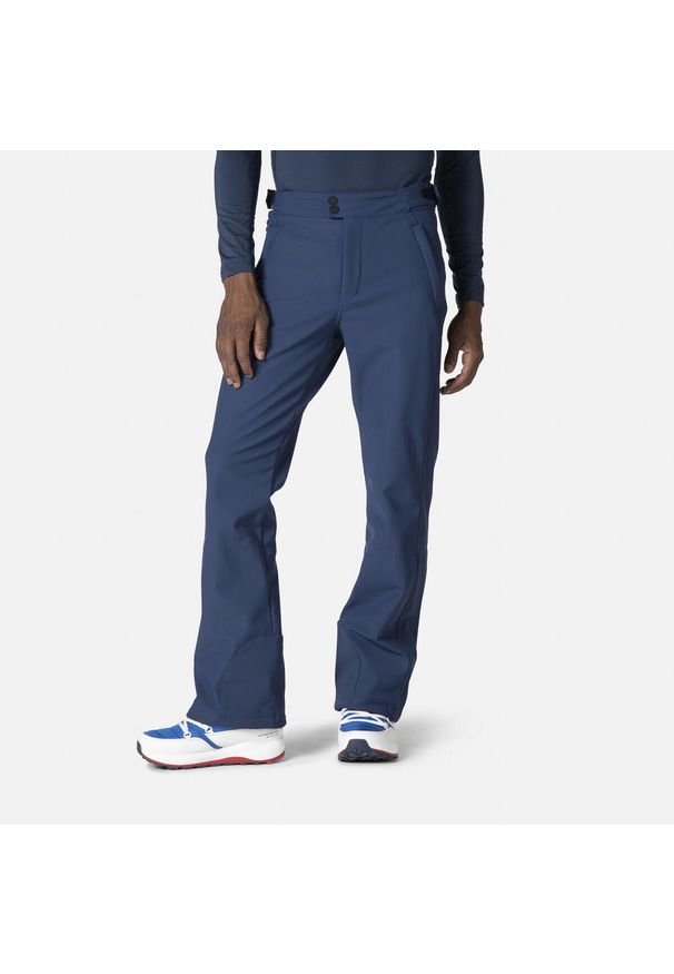 Spodnie narciarskie męskie Rossignol Origin Softshell. Kolor: niebieski. Materiał: softshell. Sezon: zima. Sport: narciarstwo