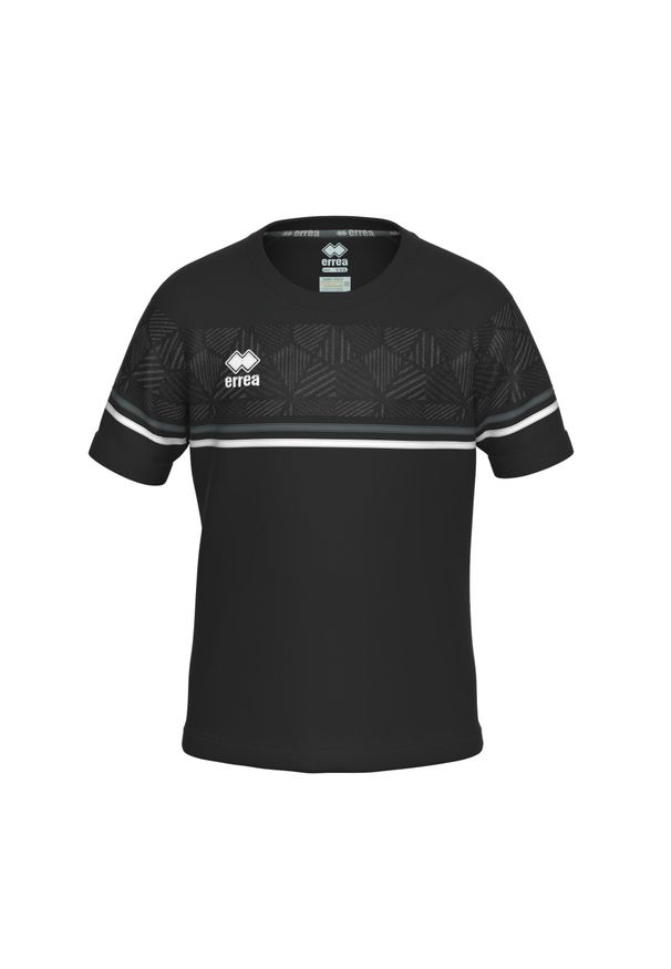 ERREA - Koszulka dziecięca Errea diamantis. Kolor: szary, wielokolorowy, czarny. Długość rękawa: krótki rękaw. Długość: krótkie