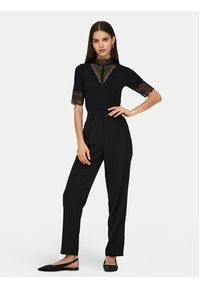 only - ONLY Bluzka Tilde 15335353 Czarny Slim Fit. Kolor: czarny. Materiał: wiskoza #3