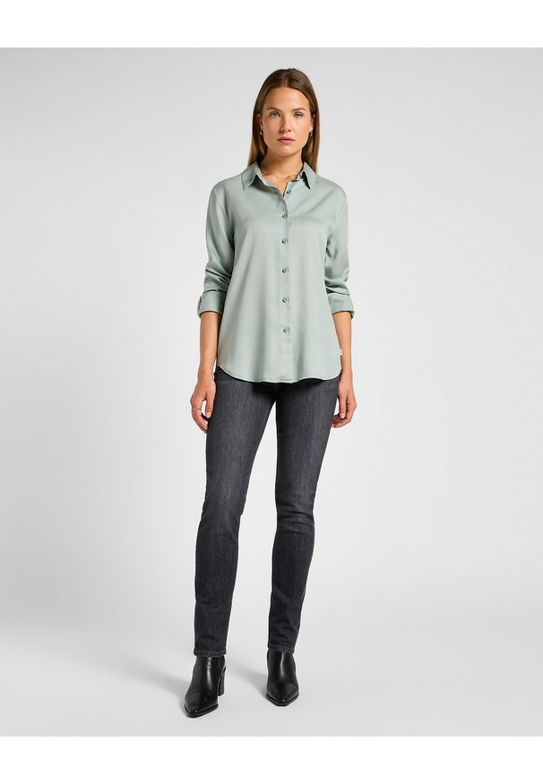 Lee - DAMSKA KOSZULA LEE POCKETLESS SHIRT POND 112355137
