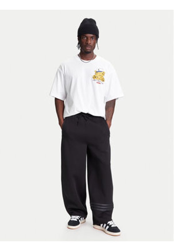 Adidas - adidas T-Shirt Wabash JW0158 Biały Oversize. Kolor: biały. Materiał: bawełna