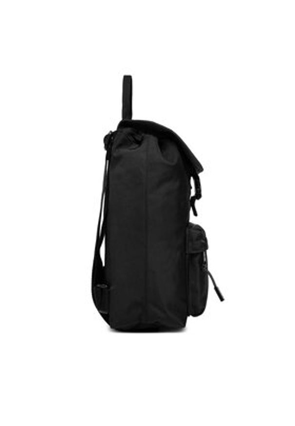 Calvin Klein Plecak Bold Mini Flap Backpack LV04D3320G Czarny. Kolor: czarny. Materiał: materiał