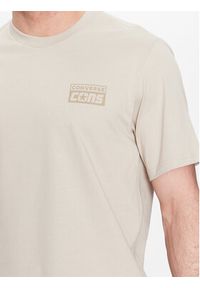 Converse T-Shirt Cons 10021134-A16 Beżowy Regular Fit. Kolor: beżowy. Materiał: bawełna