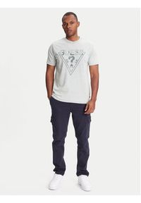Guess T-Shirt M5YI42 KBW41 Zielony Regular Fit. Kolor: zielony. Materiał: bawełna #5