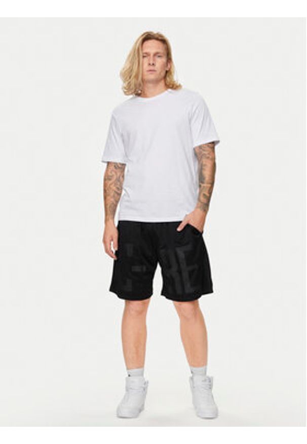 Jack & Jones - Jack&Jones Szorty sportowe Chicago 12253130 Czarny Loose Fit. Kolor: czarny. Materiał: syntetyk. Styl: sportowy