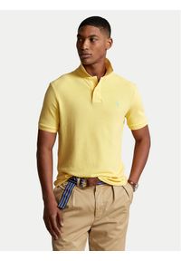 Polo Ralph Lauren Polo Core Replen 710795080 Żółty Slim Fit. Typ kołnierza: polo. Kolor: żółty. Materiał: bawełna