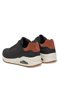 skechers - Skechers Sneakersy Uno - Suited On Air 183004/BLK Czarny. Kolor: czarny. Materiał: skóra #5