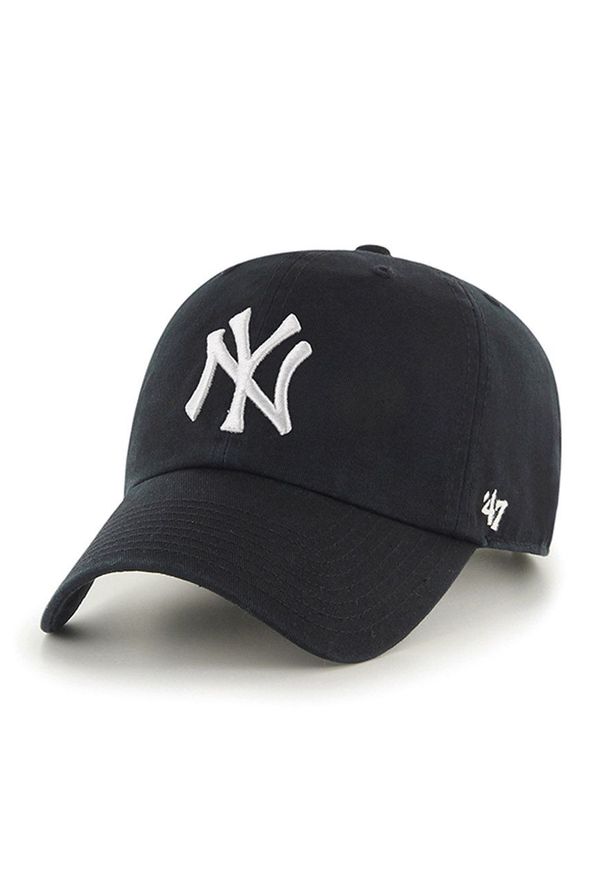 47 Brand - 47brand - Czapka New York Yankees Clean Up. Kolor: czarny