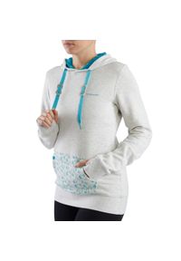 Bluza turystyczna damska Viking Laxa Bamboo z kapturem. Typ kołnierza: kaptur. Kolor: szary. Styl: sportowy. Sport: turystyka piesza