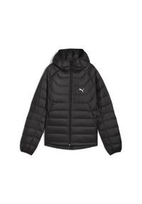 Puma - Damska kurtka puchowa PACKLITE z kapturem PUMA Black. Typ kołnierza: kaptur. Kolor: czarny. Materiał: puch. Sport: turystyka piesza