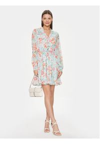 Guess Sukienka codzienna Vanessa W4GK42 WDW82 Błękitny Regular Fit. Okazja: na co dzień. Kolor: niebieski. Materiał: syntetyk. Typ sukienki: proste. Styl: casual #4