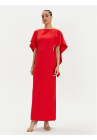 Lola Casademunt by Maite Sukienka wieczorowa MS2416003 Czerwony Regular Fit. Kolor: czerwony. Materiał: syntetyk. Styl: wizytowy #1