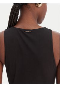 Just Cavalli Sukienka koktajlowa 80PAOB01 CJB04 Czarny Slim Fit. Kolor: czarny. Materiał: syntetyk. Styl: wizytowy #4