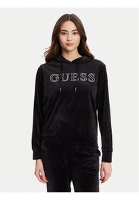 Guess Bluza V4RQ25 K0232 Czarny Regular Fit. Kolor: czarny. Materiał: syntetyk #1