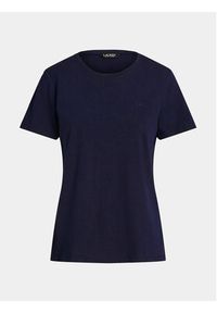 Lauren Ralph Lauren T-Shirt 200931911002 Granatowy Relaxed Fit. Kolor: niebieski. Materiał: bawełna #4