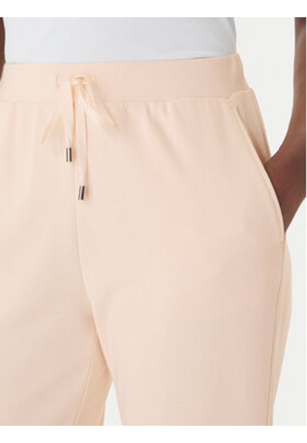 Liu Jo Sport Spodnie dresowe TA6031 FS002 Beżowy Regular Fit. Kolor: beżowy. Materiał: bawełna