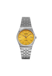 Casio Zegarek MTP-B145D-9AVEF Srebrny. Kolor: srebrny