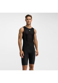 SIROKO - Męskie spodenki rowerowe z szelkami Kolarstwo Siroko SRX Elite. Kolor: czarny. Materiał: nylon. Sport: kolarstwo